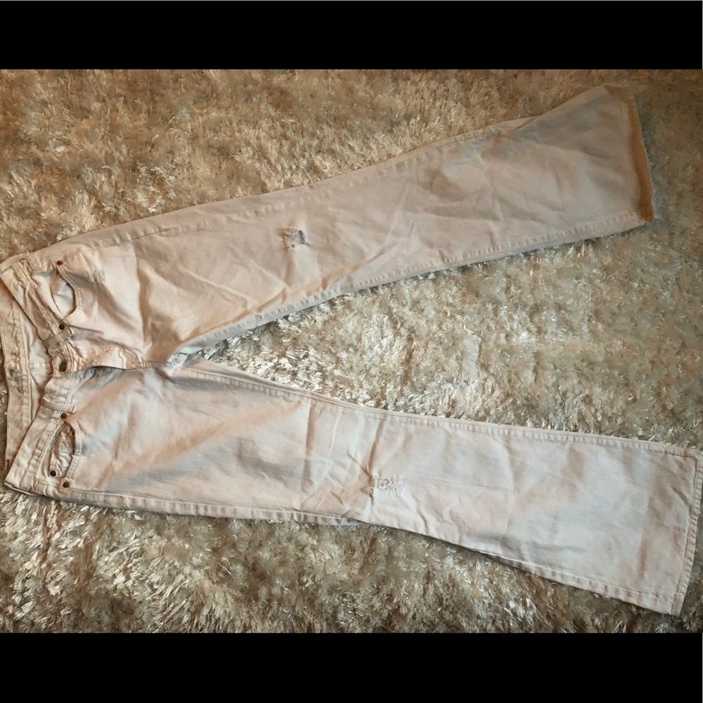 Women’s Seven For All Mankind White Jeans